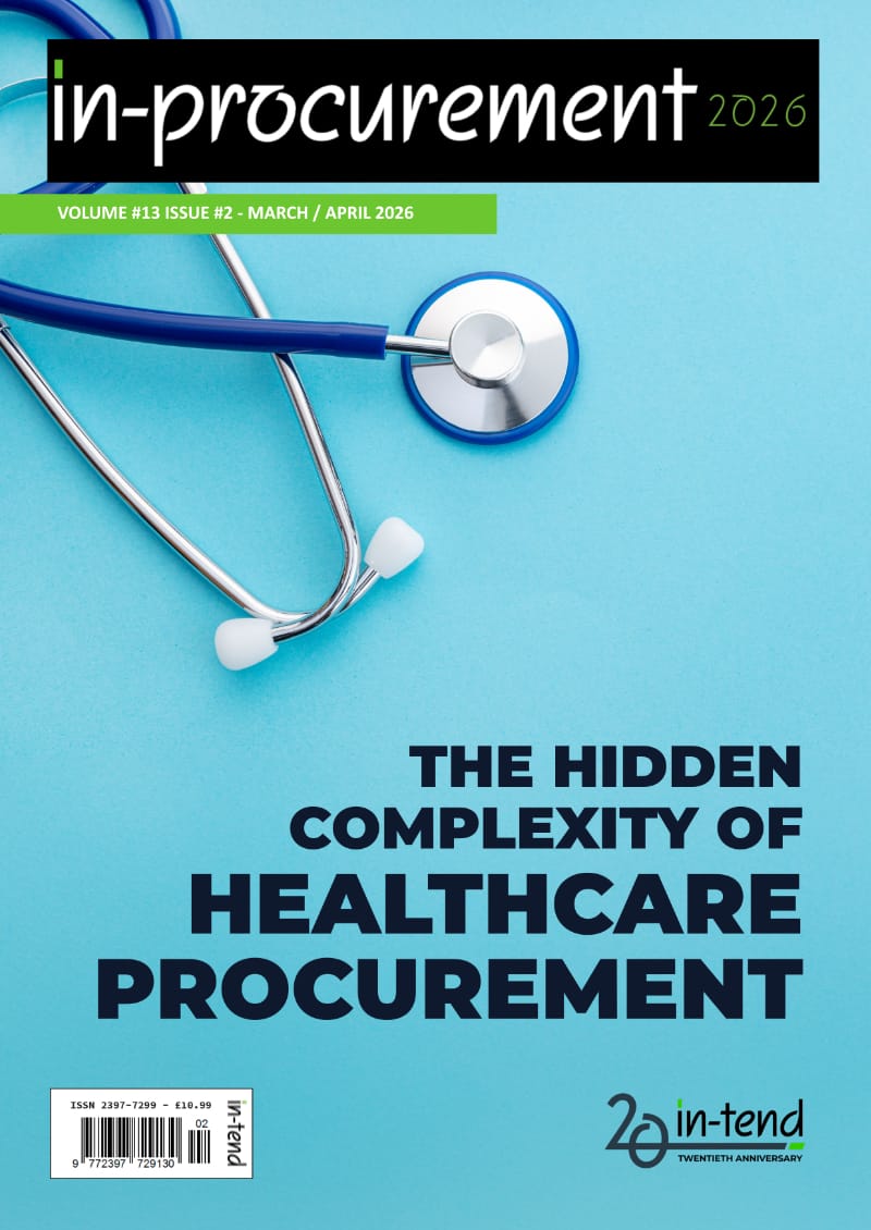 The front cover of our latest edition of In-procurement magazine